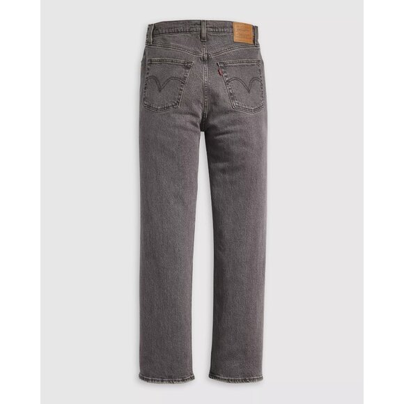 NWT Levi's Ribcage Straight Jeans in Well Worn Black 25 x 27 - Picture 6 of 8